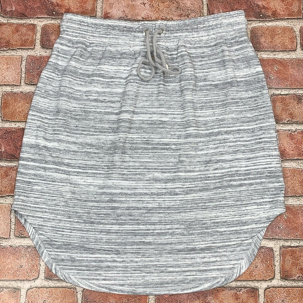 Banana Republic Gray Midi Skirt
